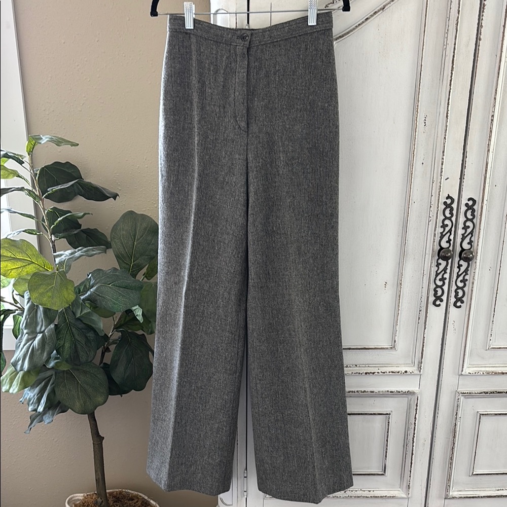 Bronson Of California Pants Womens 9-10* Vintage 70s Bell Bottoms Gray Wool